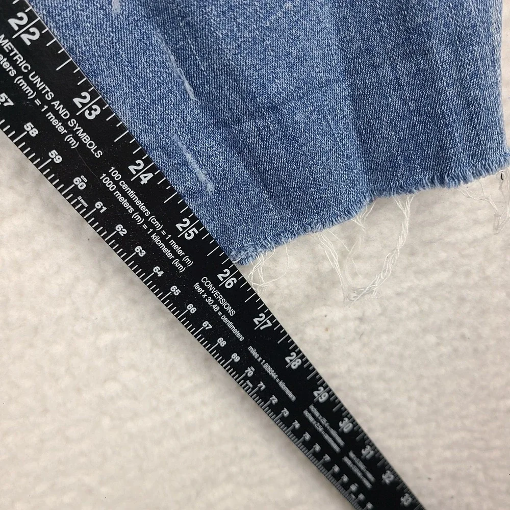 Kut From‎ The Kloth Jeans Womens 12 Blue Connie High Rise Ankle Skinny Distress